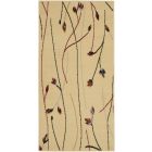 Nourison Home Grafix GRF15 2' x 4' Cream Contemporary Indoor Rug (Dropshippable)