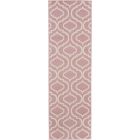 Nourison Home Jubilant JUB19 2'3" x 7'3" Pink Contemporary Indoor Rug (Dropshippable)
