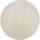 Nourison Home Essentials NRE01 10' x Round Ivory Beige Outdoor Rug (Dropshippable)