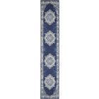 Nourison Home Grafix GRF14 2'3" x 7'6" Navy Blue Vintage Indoor Rug (Dropshippable)