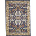 Nourison Home Majestic MST02 5'6" x 8' Denim Blue Vintage Indoor Rug (Dropshippable)