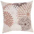 Nourison Home Aloha Indoor/Outdoor 20" x 20" Natural Throw Pillow