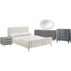 TOV Furniture Angela Cream Bedroom Set