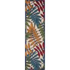 Nourison Home Aloha ALH18 2' x 6' Multicolor Runner Tropical Rug