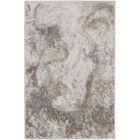 Nourison Home Elation ETN02 2' x 3' Ivory Grey Modern Indoor Rug (Dropshippable)