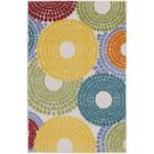 Nourison Home Aloha ALH29 2'8" x 4' Multicolor Rectangle Modern Rug