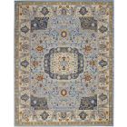 Nourison Home Majestic MST03 9'6" x 12'8" Light Blue Farmhouse Indoor Rug