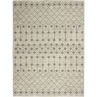 Nourison Home Grafix GRF37 3'9" x 5'9" Ivory/Grey Bohemian Indoor Rug (Dropshippable)