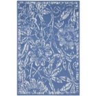 Nourison Home Whimsicle WHS05 2' x 3' Blue Farmhouse Indoor Rug (Dropshippable)