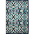 Nourison Home Aloha ALH14 9'6" x 13' Navy Rectangle Bohemian Indoor Rug (Dropshippable)