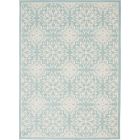 Nourison Home Jubilant JUB06 5'3" x 7'3" Ivory Green Farmhouse Indoor Rug (Dropshippable)