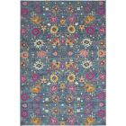 Nourison Home Passion PSN01 9' x 12' Denim Bohemian Indoor Rug (Dropshippable)