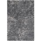 Nourison Home Silk Shadows SHA14 2' x 3' Graphite Vintage Indoor Rug (Dropshippable)
