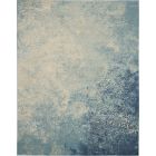 Nourison Home Passion PSN10 8' x 10' Navy Light Blue Modern Indoor Rug (Dropshippable)