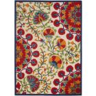 Nourison Home Aloha ALH20 9'6" x 13' Red/Multi Rectangle Transitional Rug (Dropshippable)