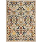 Nourison Home Allur ALR03 3' x 5' Ivory Multicolor Rectangle Bohemian Indoor Rug