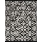 Nourison Home Aloha ALH34 5'3" x 7'5" Black White Rectangle Contemporary Rug (Dropshippable)