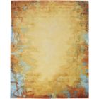 Nourison Home Prismatic PRS29 3'9" x 5'9" Gold/Multicolor Modern Indoor Rug (Dropshippable)