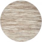 Nourison Home Elation ETN01 5'3" x Round Ivory Grey Modern Indoor Rug (Dropshippable)