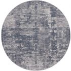Nourison Home Rustic Textures RUS05 7'10" x Round Grey Modern Indoor Rug (Dropshippable)