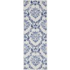 Nourison Home Whimsicle WHS01 2' x 6' Ivory Navy Farmhouse Indoor Rug (Dropshippable)