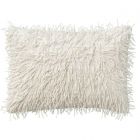Nourison Home Sofia Beaded Tassels 10" x 14" White Indoor Throw Pillow