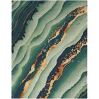 Nourison Home Prismatic PRS30 7'9" x 9'9" Emerald Modern Indoor Rug