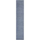 Nourison Home Essentials NRE01 2'2" x 12' Blue/Grey Outdoor Rug (Dropshippable)