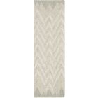 Nourison Home Interlock ITL04 2'3" x 7'6" Teal Modern Indoor Rug (Dropshippable)