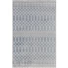 Nourison Home Astra Machine Washable ASW10 4' x 6' Blue Rectangle Bohemian Indoor Rug (Dropshippable)