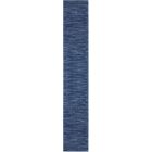 Nourison Home Essentials NRE01 2'2" x 16' Navy Blue Outdoor Rug (Dropshippable)
