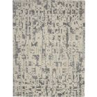 Nourison Home Silk Shadows SHA19 5'6" x 7'5" Ivory/Grey Modern Indoor Rug (Dropshippable)