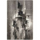 Nourison Home Twilight TWI30 2' x 3' Grey/Ivory/Black Modern Indoor Rug (Dropshippable)