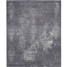 Nourison Home Silk Shadows SHA14 7'9" x 9'9" Graphite Vintage Indoor Rug (Dropshippable)