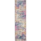 Nourison Home Passion PSN36 1'10" x 6' Ivory Multicolor Modern Indoor Rug (Dropshippable)