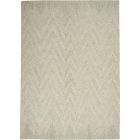 Nourison Home Interlock ITL04 3'9" x 5'9" Ivory/Grey Modern Indoor Rug (Dropshippable)