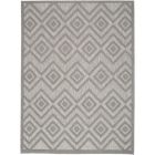 Nourison Home Versatile NRV01 5' x 7' Silver Grey Modern Rug (Dropshippable)