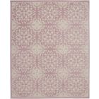 Nourison Home Jubilant JUB06 7'10" x 9'10" Ivory/Pink Farmhouse Indoor Rug (Dropshippable)