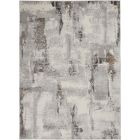 Nourison Home Elation ETN06 5'3" x 7'3" Grey Ivory Modern Indoor Rug (Dropshippable)