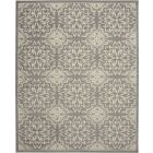 Nourison Home Jubilant JUB06 7' x 10' Ivory/Grey Farmhouse Indoor Rug (Dropshippable)