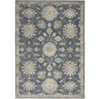 Nourison Home Quarry QUA06 5'3" x 7'3" Blue/Beige Vintage Indoor Rug (Dropshippable)