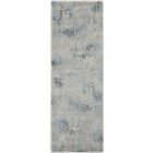 Nourison Home Somerset ST74 2'3" x 8' Silver/Blue Indoor Rug