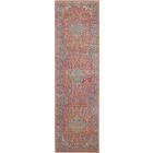 Nourison Home Ankara Global ANR01 2'4" x 8' Multicolor Runner Vintage Indoor Rug (Dropshippable)