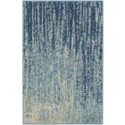 Nourison Home Passion PSN09 1'10" x 2'10" Navy Light Blue Modern Indoor Rug