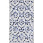 Nourison Home Whimsicle WHS01 3' x 5' Ivory Navy Farmhouse Indoor Rug (Dropshippable)