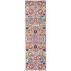 Nourison Home Passion PSN01 1'10" x 6' Silver Bohemian Indoor Rug (Dropshippable)