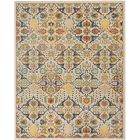 Nourison Home Allur ALR03 7' x 10' Ivory Multicolor Rectangle Bohemian Indoor Rug