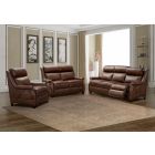 Barcalounger Warrendale Worthington Cognac Sofa Set