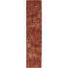 Nourison Home Somerset ST74 2'3" x 10' Flame Rustic Indoor Rug