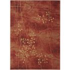 Nourison Home Somerset ST74 7'9" x 10'10" Flame Rustic Indoor Rug